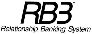 RB3 RELATIONSHIP BANKING SYSTEM logo