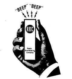 RBC RADIO BROADCASTING COMPANY "BEEP" "BEEP" logo