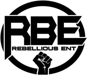 RBE REBELLIOS ENT logo