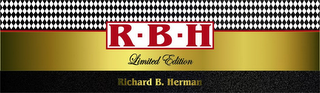 RBH LIMITED EDITION RICHARD B. HERMAN logo