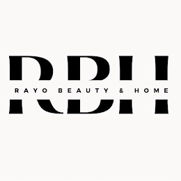 RBH RAYO BEAUTY & HOME logo