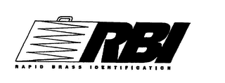 RBI RAPID BRASS IDENTIFICATION logo