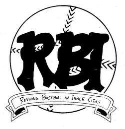 RBI REVIVING BASEBALL IN INNER CITIES logo