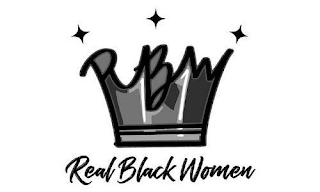 RBW REAL BLACK WOMEN logo