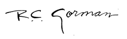 R.C. GORMAN logo