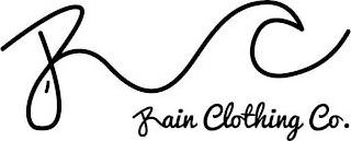 RC RAIN CLOTHING CO. logo