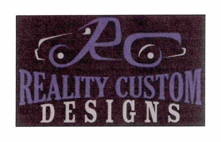 RC REALITY CUSTOM DESIGNS logo