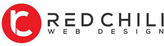 RC RED CHILI WEB DESIGN logo