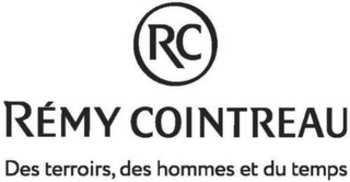 RC REMY COINTREAU DES TERROIRS, DES HOMMES ET DU TEMPS logo