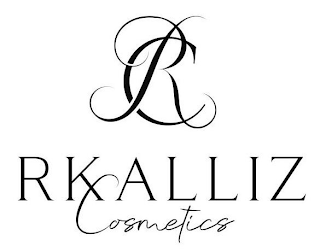 RC RKALLIZ COSMETICS logo