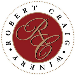 RC · ROBERT CRAIG · WINERY logo