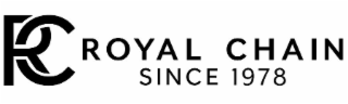 RC ROYAL CHAIN SINCE 1978 logo