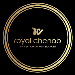 RC ROYAL CHENAB AUTHENTIC INDO-PAK DELICACIES logo