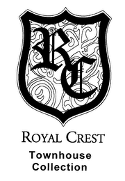 RC ROYAL CREST TOWNHOUSE COLLECTION logo