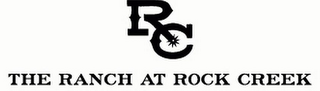 RC THE RANCH AT ROCK CREEK logo