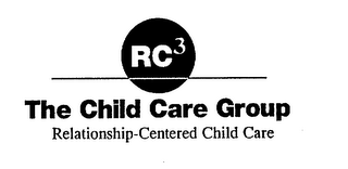 RC3 THE CHILD CARE GROUP RELATIONSHIP-CENTERED CHILD CARE logo