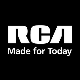 RCA MADE FOR TODAY logo