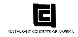 RCA RESTAURANT CONCEPTS OF AMERICA logo