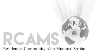 RCAMS RESIDENTIAL COMMUNITY ALERT MOUNTED STROBE logo