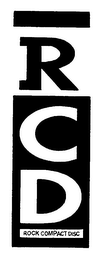 RCD ROCK COMPACT DISC logo