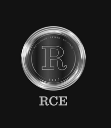 RCE R ROTHSCHILD · CRYPTO · EXCHANGE 1990 logo