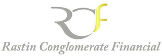 RCF RASTIN CONGLOMERATE FINANCIAL logo