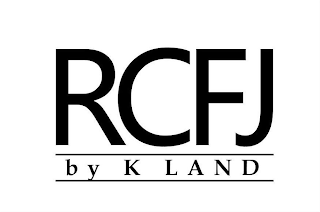 RCFJ BY K LAND logo