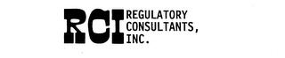 RCI REGULATORY CONSULTANTS, INC. logo