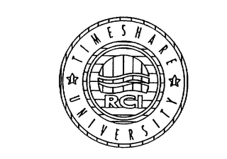 RCI TIMESHARE UNIVERSITY logo