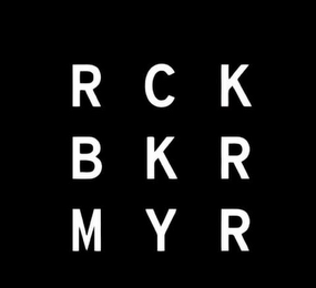 RCK BKR MYR logo
