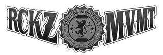 RCKZ MVMT ROCKERS MOVEMENT · ENABLING CHANGE · CREATING SOLUTIONS · logo