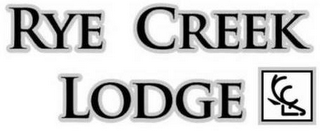 RCL RYE CREEK LODGE logo