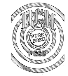 RCM PURE BRED FEED logo