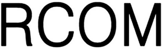 RCOM logo