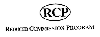 RCP REDUCED COMMISSION PROGRAM logo