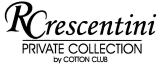 RCRESCENTINI PRIVATE COLLECTION BY COTTON CLUB logo