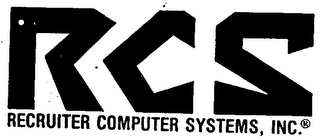 RCS RECRUITER COMPUTER SYSTEMS, INC. logo