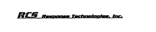 RCS RESPONSE TECHNOLOGIES, INC. logo