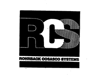 RCS ROHRBACK COSASCO SYSTEMS logo