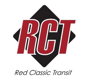 RCT RED CLASSIC TRANSIT logo