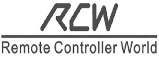 RCW REMOTE CONTROLLER WORLD logo