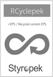 RCYCLEPEK R-EPS / RECYCLED CONTENT EPS STYROPEK logo
