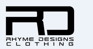 RD RHYME DESIGNS CLOTHING logo