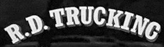 R.D. TRUCKING logo