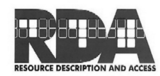 RDA RESOURCE DESCRIPTION AND ACCESS logo