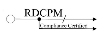 RDCPM COMPLIANCE CERTIFIED logo