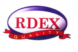 RDEX QUALITY logo