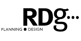 RDG PLANNING DESIGN logo
