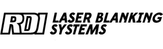 RDI LASER BLANKING SYSTEMS logo