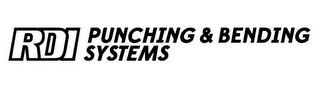 RDI PUNCHING & BENDING SYSTEMS logo
